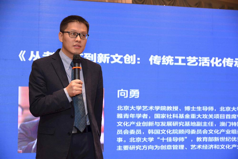 职院新闻北京大学艺术学院向勇教授举办从老手艺到新文创传统工艺活化